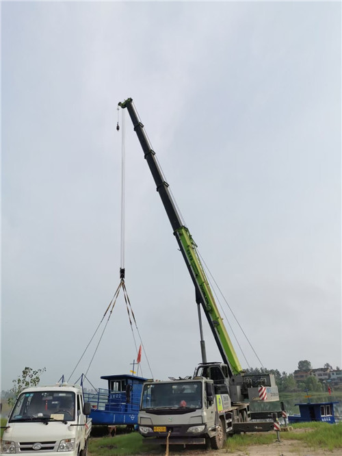 洞头区桥梁建设吊装案例